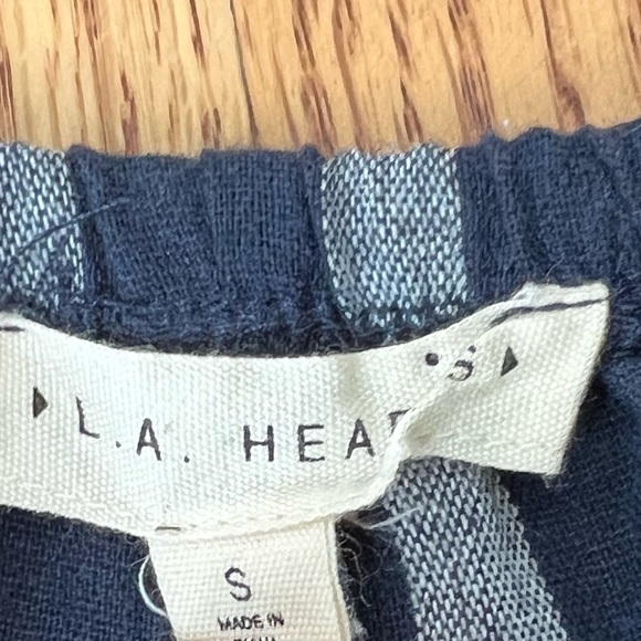 L.A. Hearts Blue Striped Drawstring Shorts Size Small - Picture 4 of 5